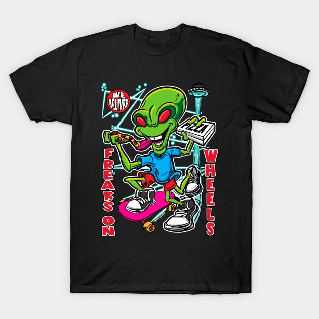 Freaks On Wheels T-Shirt by eShirtLabs